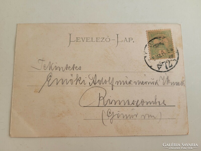 Old Monarchy Stengel postcard 1905 Ferenc József Híd Budapest