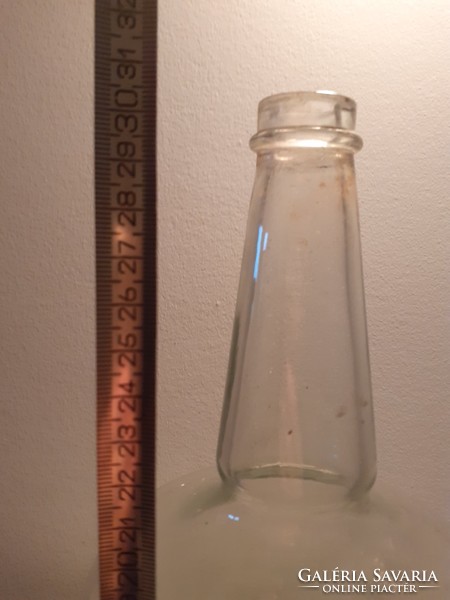Retro cirfandli wine bottle with old labeled bottle