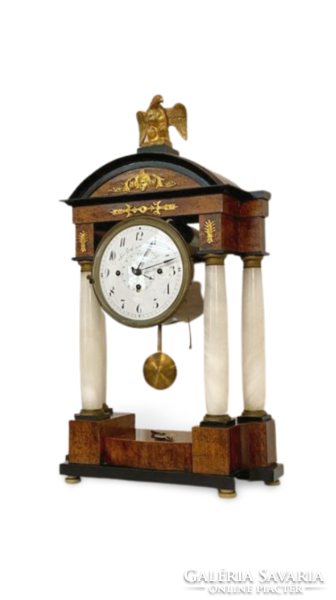 Elegant large empire table clock 1810-20
