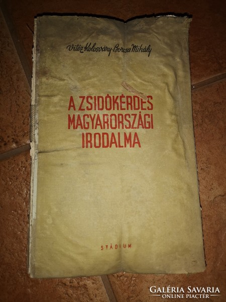 Mihály Kolozsváry-borcsa: Hungarian literature on the Jewish question.