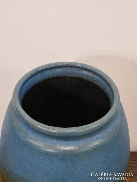 Jasba German fat lava ceramic vase 28 cm -'70s