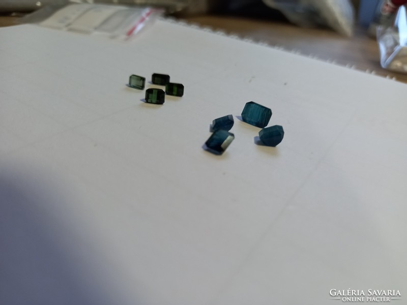 Exclusive tourmaline gemstone selection verdelite/ indigolite original, tested!!