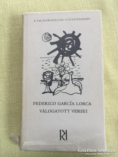 Selected poems by federico garcia lorca from 1977 with cover design by lajos Kondor - m157