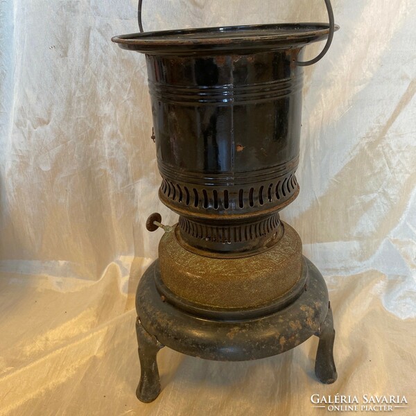 Old iron stove