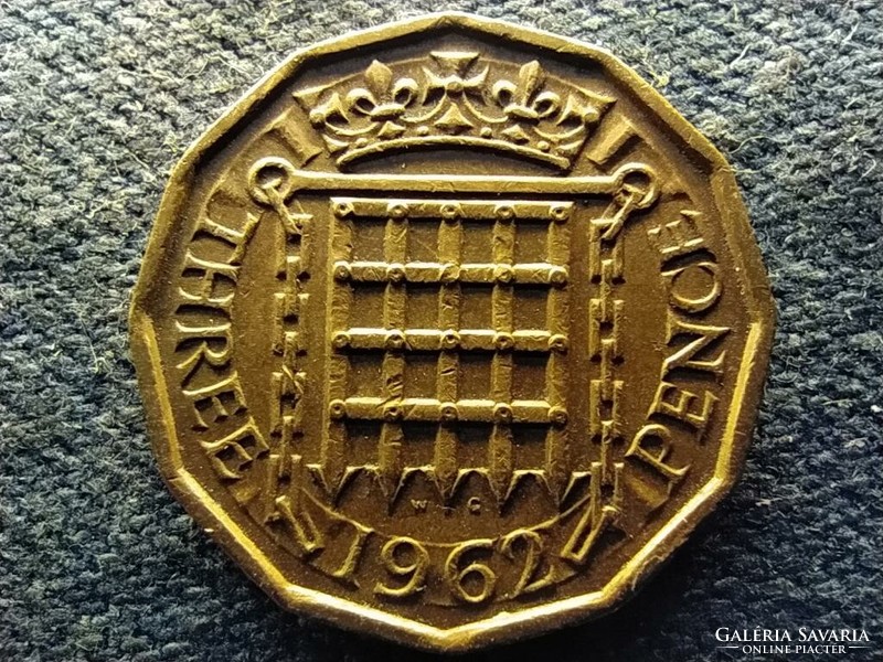 Anglia II. Erzsébet (1952-) 3 Penny 1962 (id71495)