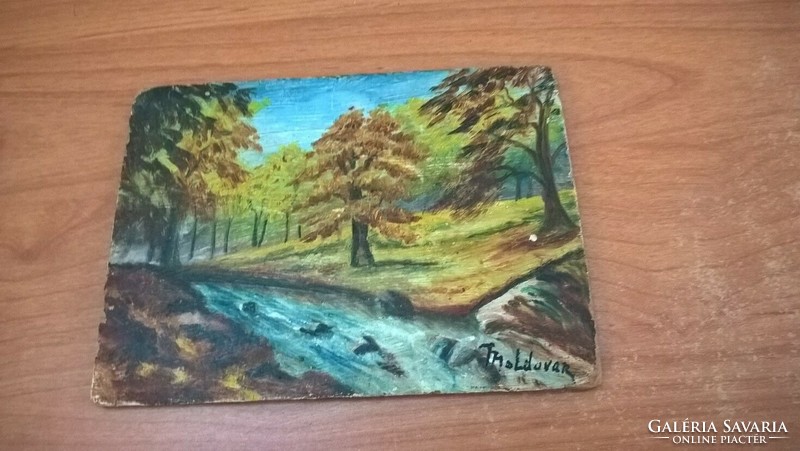 A tiny painting