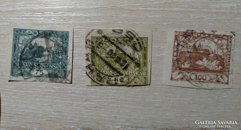 1918-1920 évekbeli csehszlovák bélyegek