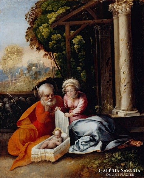 Dosso dossi - holy family - canvas reprint