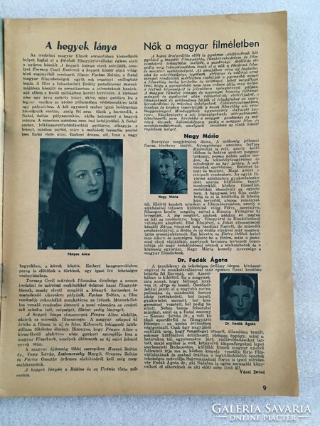Hungarian women's magazine, January 20, 1943, V. Year 3. Issue