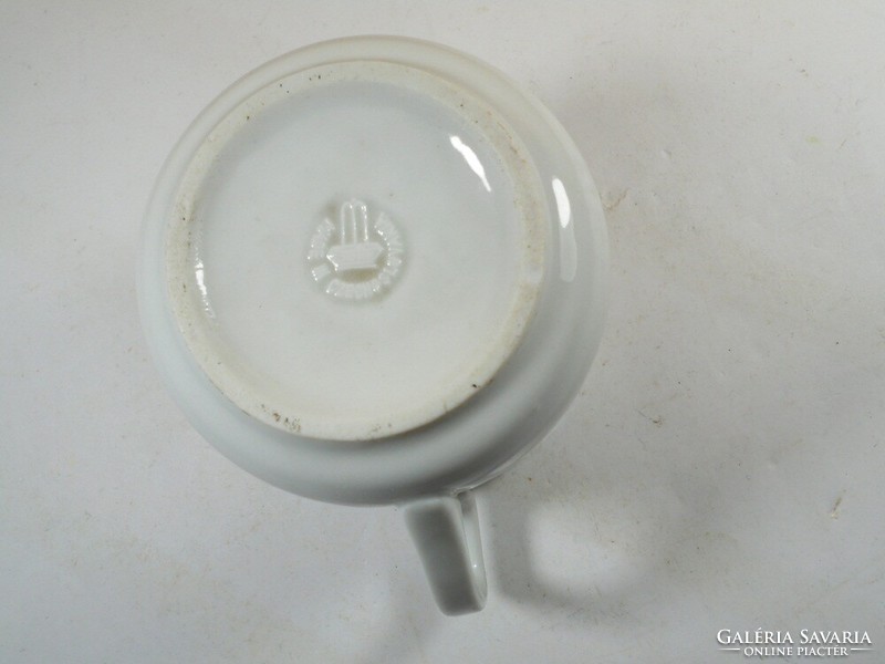 Retro régi jelzett porcelán bögre - Csehszlovák gyártmány Czechoslovakia - kb. 1960-70-es évek