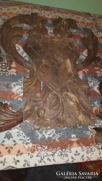 Neoreneszánsz  dió fa ágy