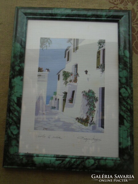 From world famous artist giorgio zuppini watercolor print signed and titled in pencil
