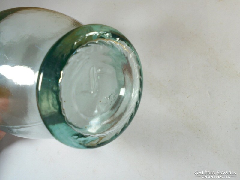 Retro régi üveg kiöntő kanna kancsó - kb. 1980