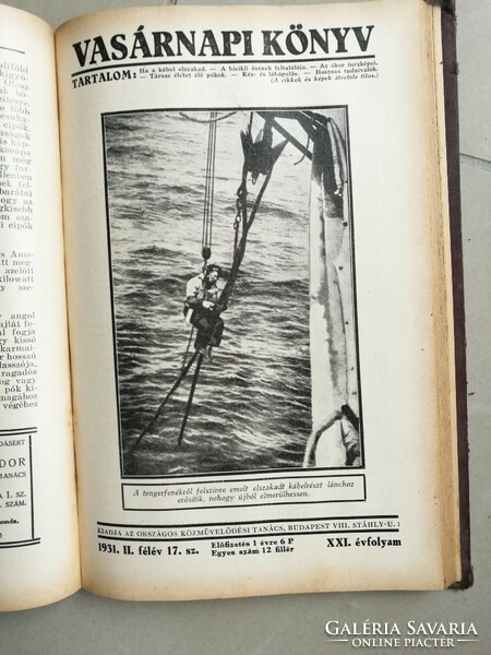 Vasárnapi könyv  1931. II. félév. 1-26 szám