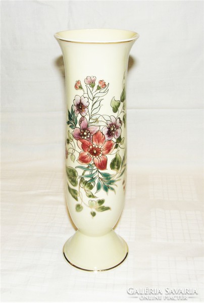 Orchid goblet vase - zsolnay exclusive porcelain