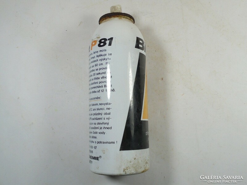 Retro régi Biolit P 81 rovarirtószer rovarirtó spray flakon - Jugoszláv gyártmány - 1980-as évekből
