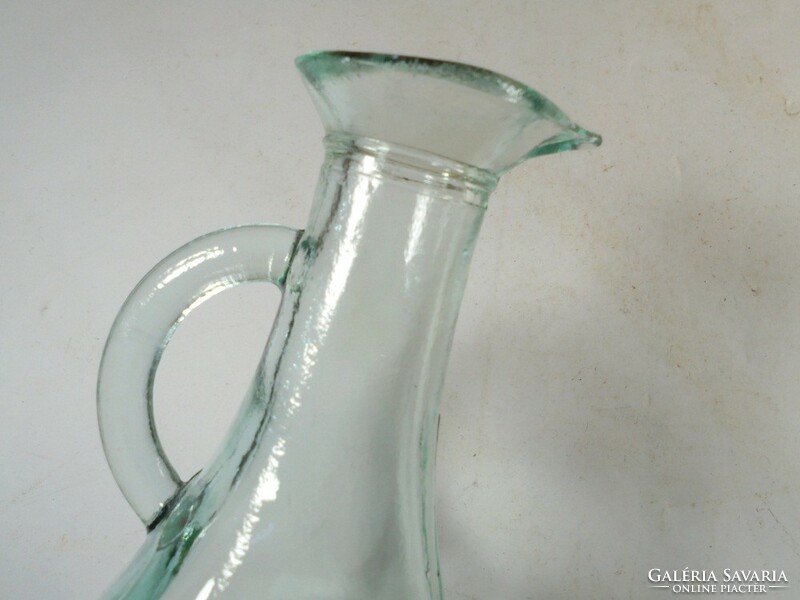 Retro old glass pouring jug - approx. 1980