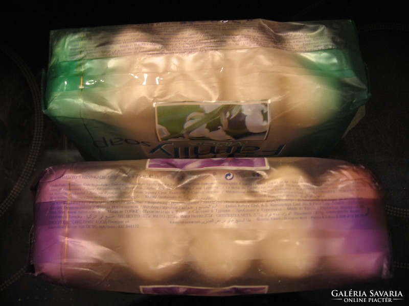 2 x 5 darab-os csomag  Dalan Family török szappan gyöngyvirágos, ibolyás