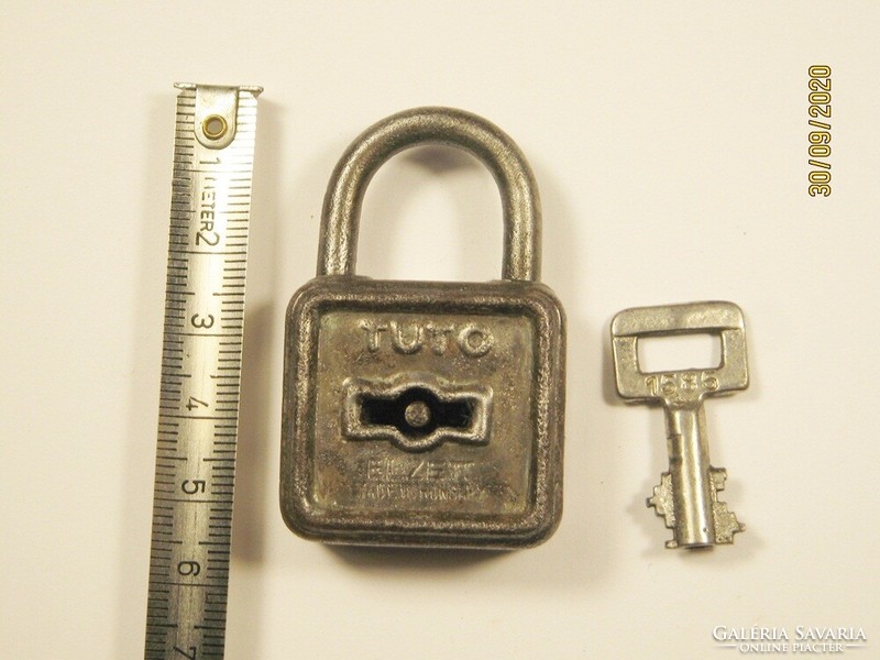 Retro old mini tuto padlock - works perfectly