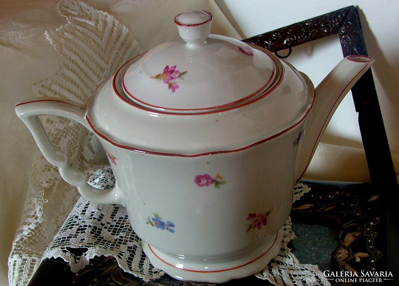 Zsolnay teás készlet 3 csésze és alátéttel