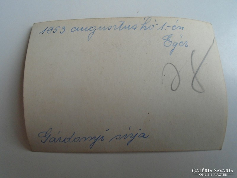 D193085  Régi fotó - Eger - Gárdony sírja - 1953