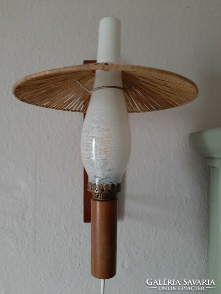 Retro zsűriztetett iparművészeti fali kar, lámpa