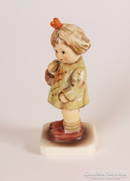 I brought you a gift - 10 cm hummel / goebel porcelain figurine