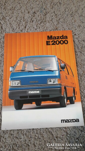 Mazda e2000 / brochure, catalog, retro advertising, old timer, Japan car, 22