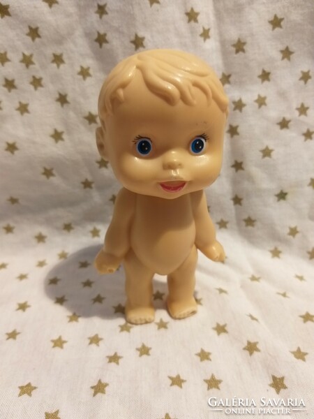 Retro celluloid toy doll 12cm
