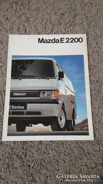 Mazda e2200 / brochure, catalog, retro advertisement, old timer, Japan car, 22