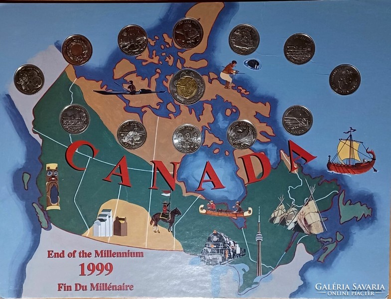 Kanadai milleniumi 25 centes érmesorozat 1999.