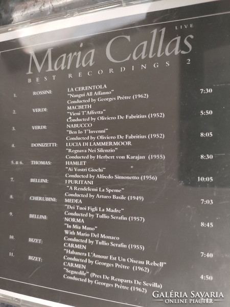 MARIA CALLAS BEST RECORDINGS 2    CD