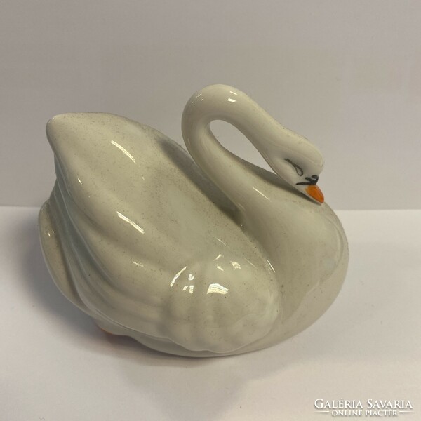 Romanian porcelain swan
