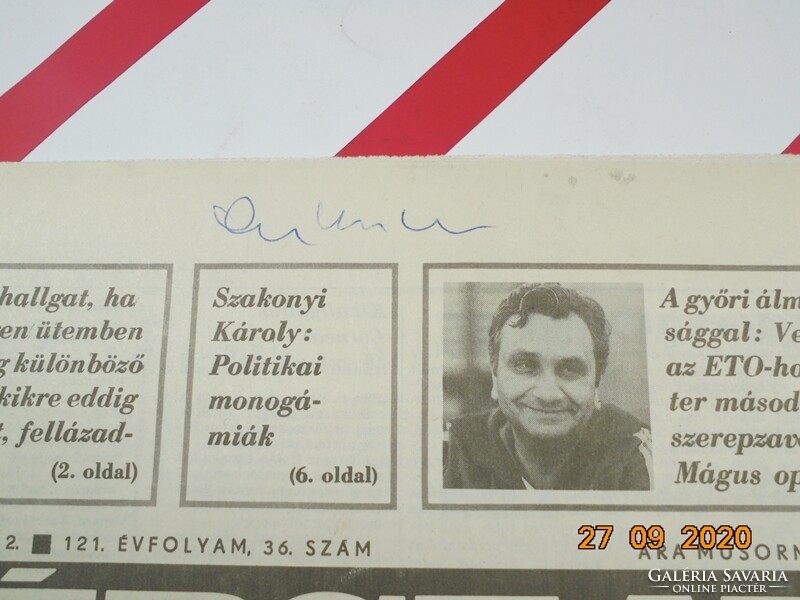 Old retro newspaper - vernacular - February 12, 1993 - The newspaper of the Hungarian trade unions