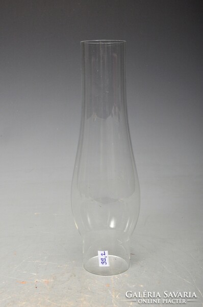 Petróleum lámpa üveg, cilinder, lámpabúra, átmérő 39,2 mm.