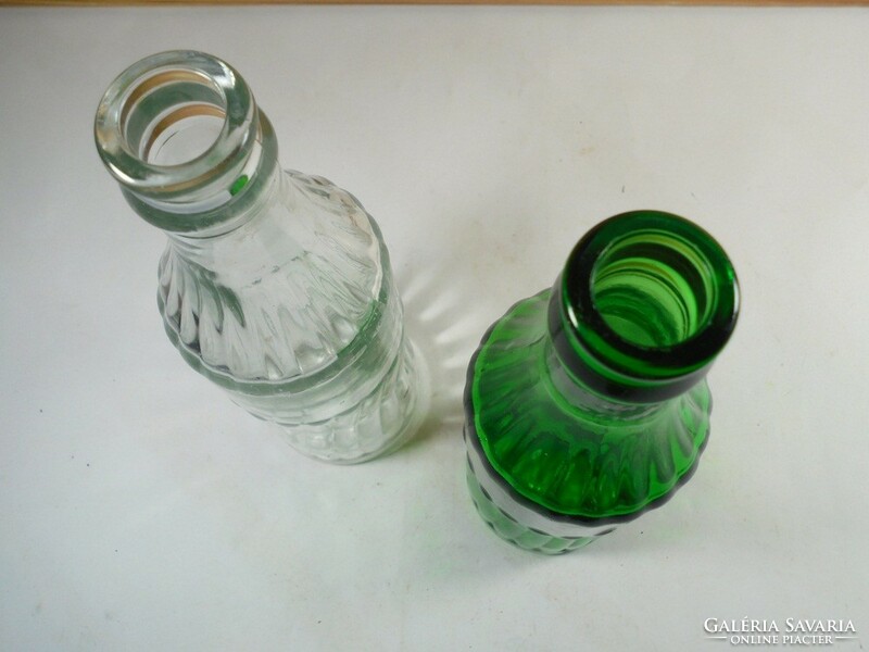 Retro old soda glass bottle - 2 dl 2 pcs