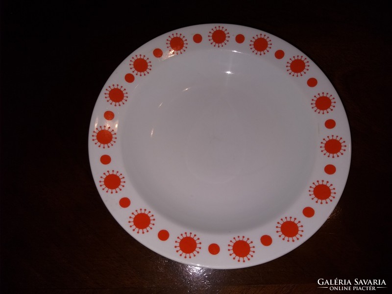 Alföldi porcelain center varia deep plate 23 cm covid pattern