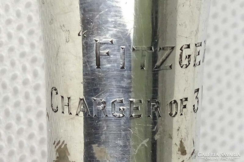 1L923 Antik lószőr Fitzgerald lovaglópálca ~125 cm