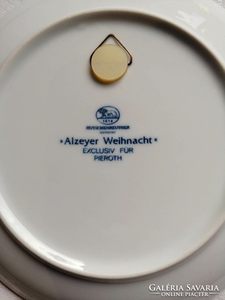 Alzeyer Weihnacht Exclusiv für Pieroth fali tányér
