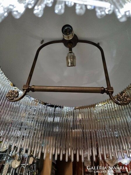 Renovated pendant lamp with glass rod