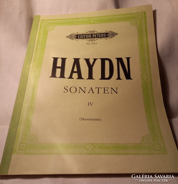 Zongorakotta eladó Haydn szonáták