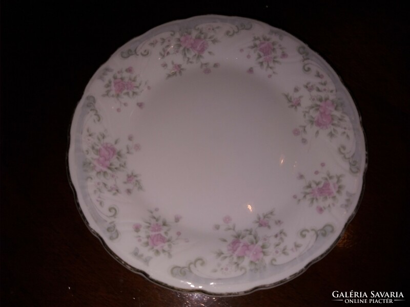 GUOGUANG kínai porcelán virágos süteményes tányér 17,5 cm