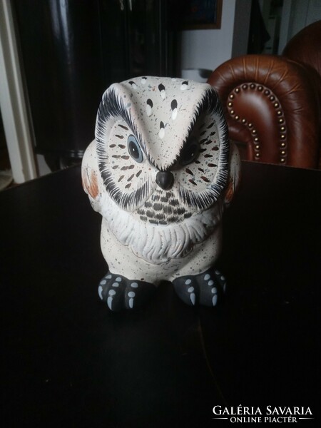 Snowy owl ceramic figure!