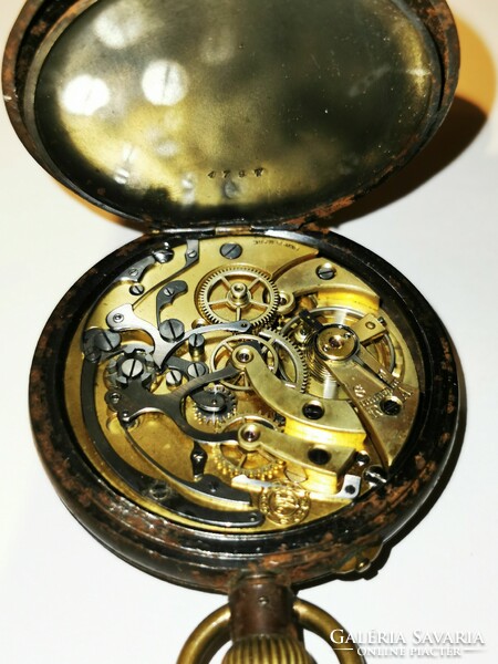 Moeris chronograph pocket watch.