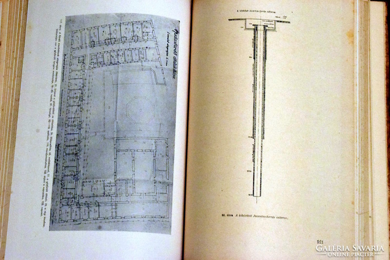 Dr. János Kunszt: the monograph of the spa in Rudas 1947 old book