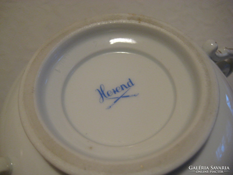 HERENDI  kétfülü  csésze  10,8 cm + fogantyú