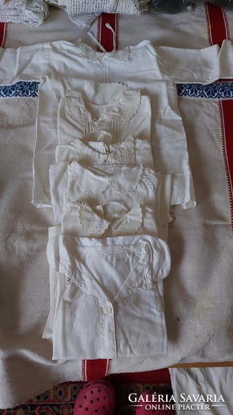Old madeira lace baby clothes newborn bodice