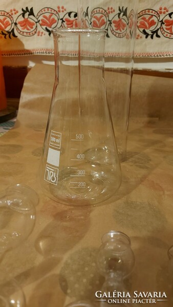 Borászat üveg mérő lombik kémcső szett borászati üveg kellékek gáz kotyogók