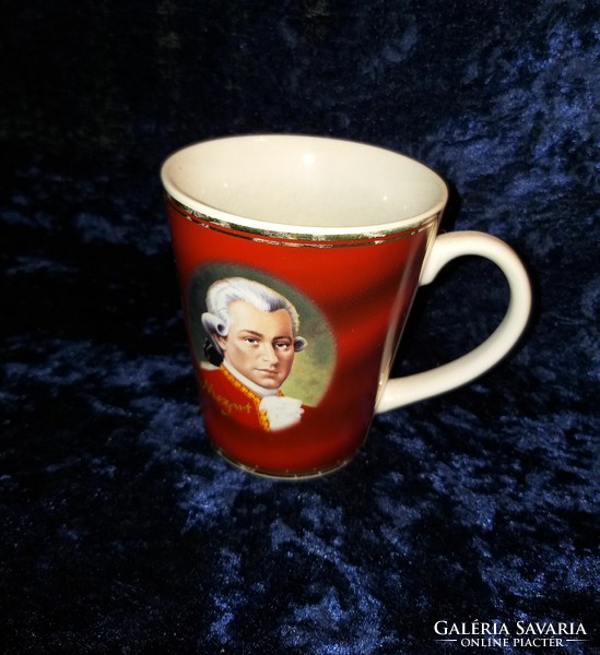 Mozart porcelain mug cup