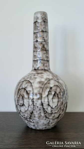 Modern style ceramic floor vase from Hódmezővásárhely - 40 cm
